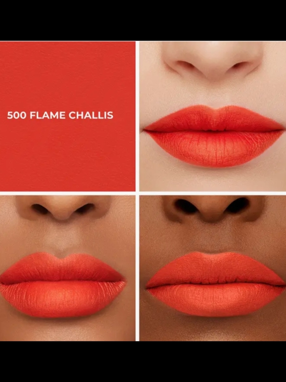 Larura Mercier Caviar Smoothing Matte Lipstick Flame Challis - Picture 2 of 4